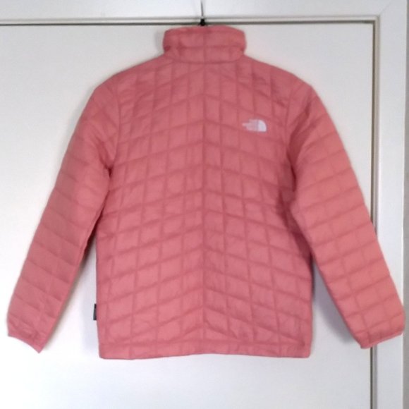 🆕 The North Face Youth Kids Thermoball ECO FZ Lightweight Jacket, MD-Mauve Glow - Picture 2 of 8